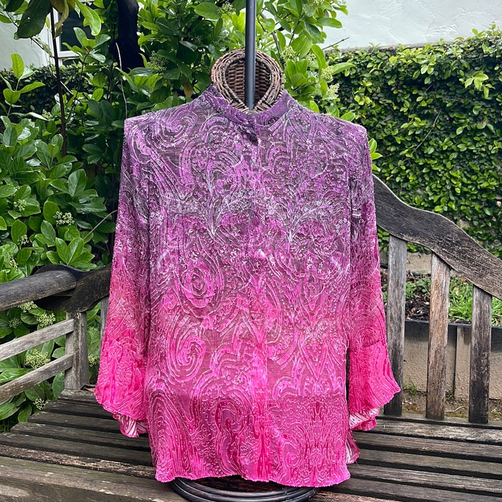 Tahari button Down Blouse - size S